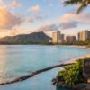 Honolulu on the island of Oahu, Hawaii