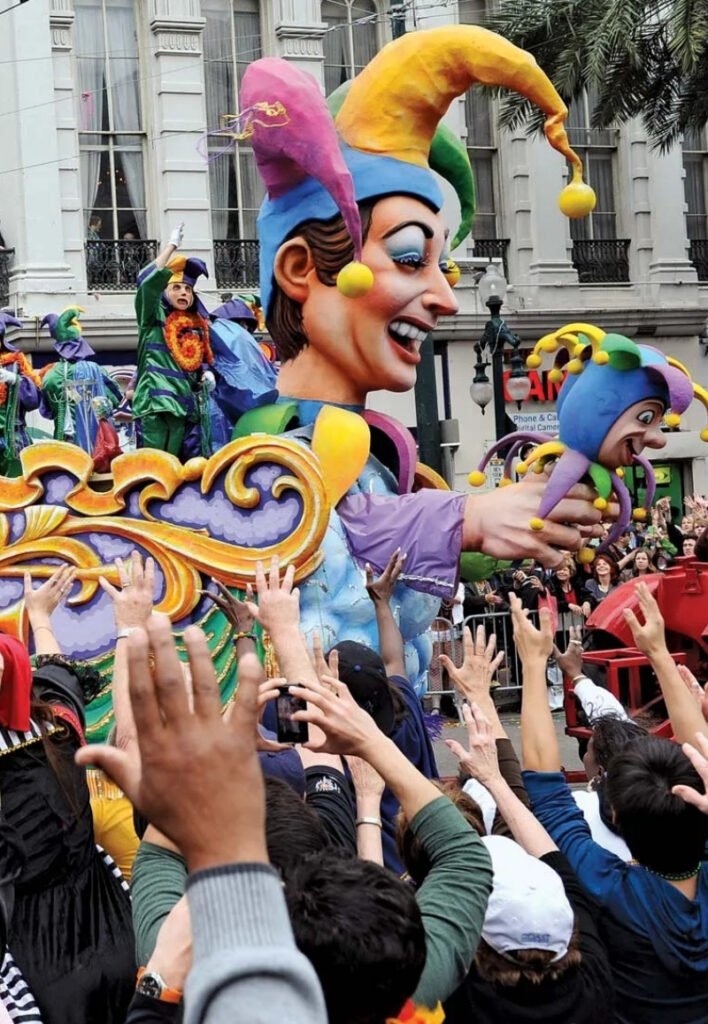 Mardi Gras celebration in New Orleans